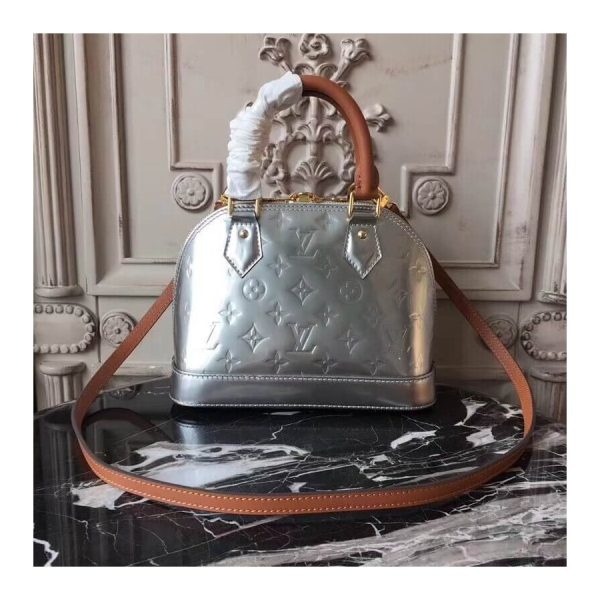 LV Monogram Vernis Alma BB Replica M91606 Bag - Image 4