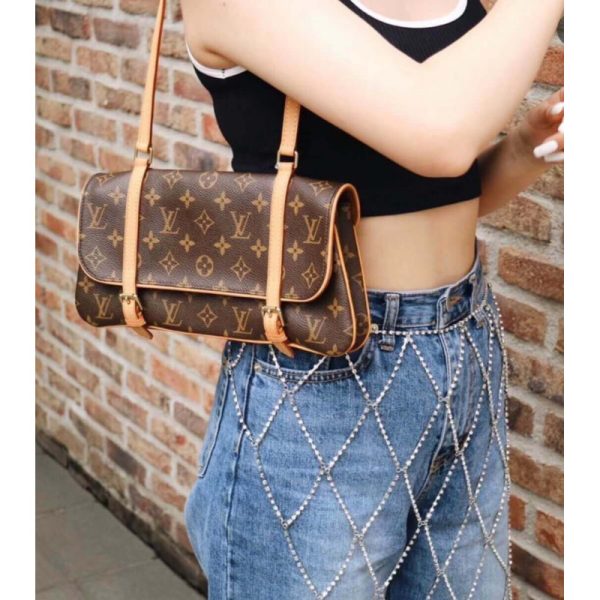 Vintage LV Monogram Shoulder Bag M51162 Replica - Image 2