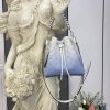 Best Replicas Bags - Louis Vuitton Muria Bag Gradient Blue Mahina Leather Replica Shop For Best Louis Vuitton LV Replica Bags With Cheap Price