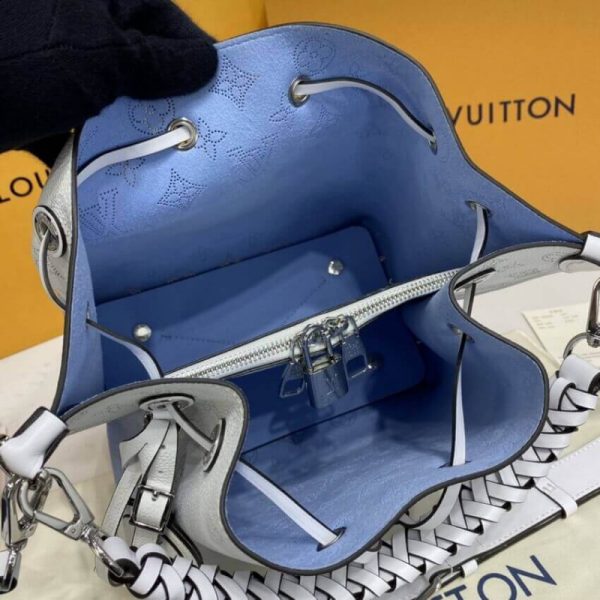 Louis Vuitton Muria Bag Gradient Blue Mahina Leather Replica - Image 13