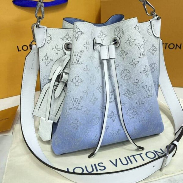 Louis Vuitton Muria Bag Gradient Blue Mahina Leather Replica - Image 7