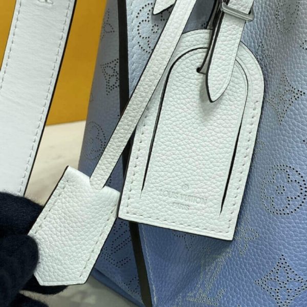 Louis Vuitton Muria Bag Gradient Blue Mahina Leather Replica - Image 9