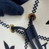 Best Replicas Bags - Replica LV Neonoe MM M46023 Creme Beige/Black Bag Shop For Best Louis Vuitton LV Replica Bags With Cheap Price