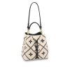 Best Replicas Bags - Replica LV Neonoe MM M46023 Creme Beige/Black Bag Shop For Best Louis Vuitton LV Replica Bags With Cheap Price