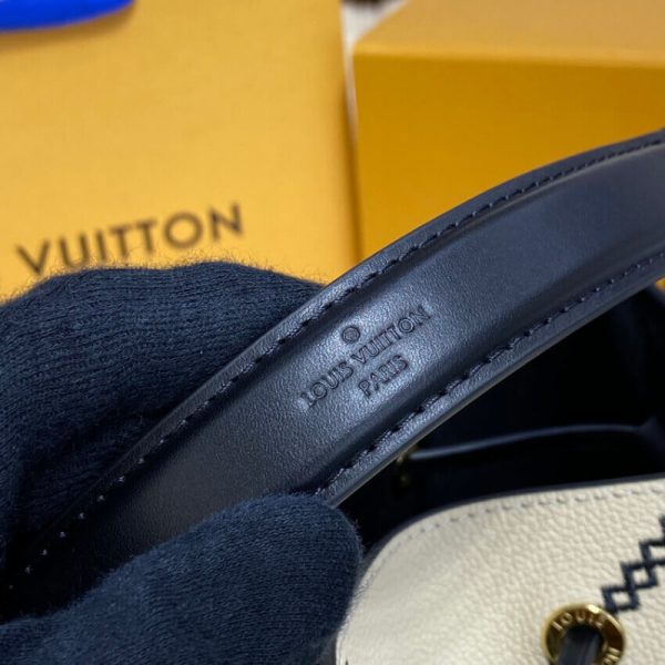 Replica LV Neonoe MM M46023 Creme Beige/Black Bag - Image 14
