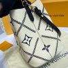 Best Replicas Bags - Replica LV Neonoe MM M46023 Creme Beige/Black Bag Shop For Best Louis Vuitton LV Replica Bags With Cheap Price