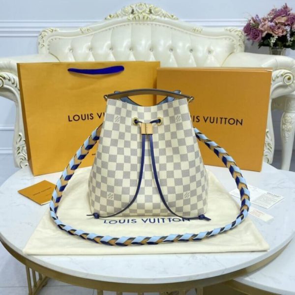 Louis Vuitton Neonoe MM N50042 Blue Replica Bag - Image 4