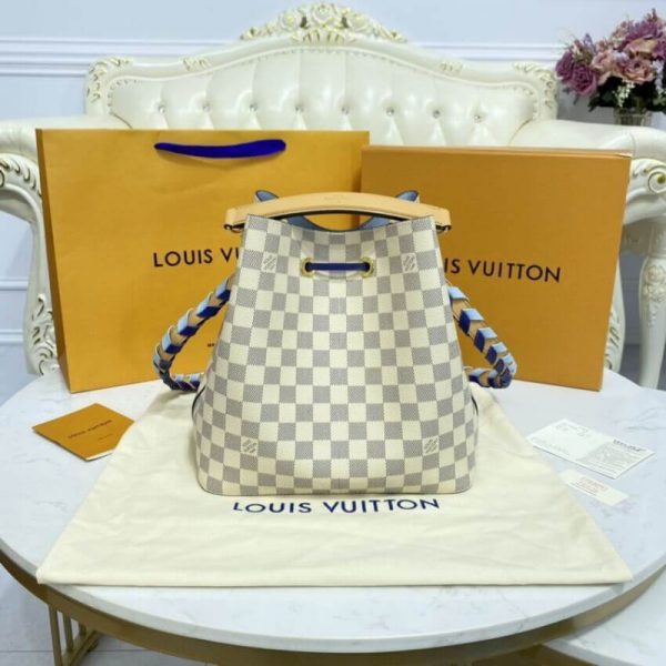 Louis Vuitton Neonoe MM N50042 Blue Replica Bag - Image 6