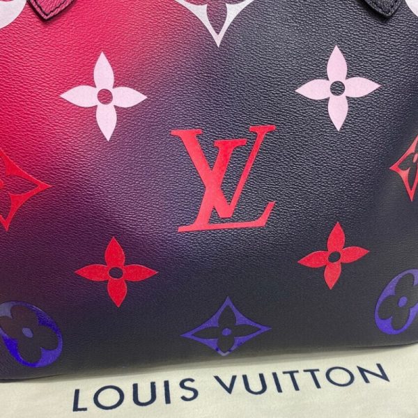 LV Neverfull MM Replica - Midnight Fuchsia M20511 - Image 7