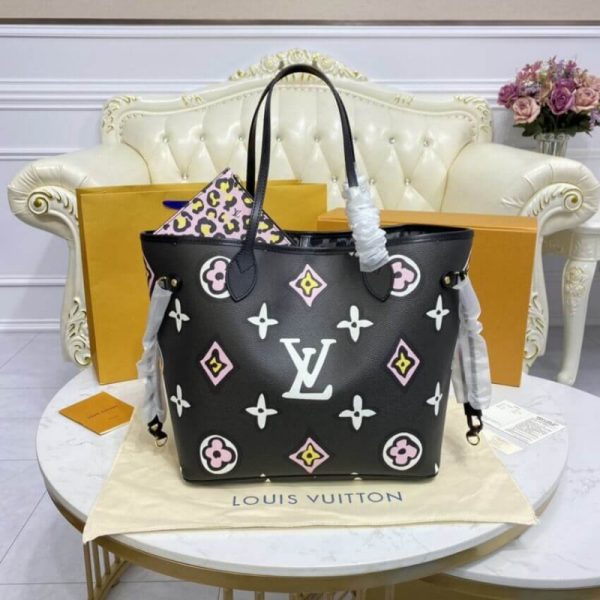 Replica LV Neverfull MM M45818 M45819 – Stylish Designer Tote - Image 4