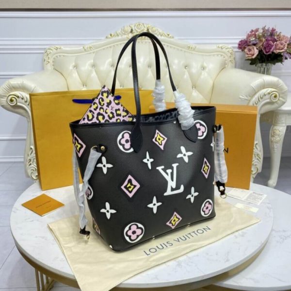 Replica LV Neverfull MM M45818 M45819 – Stylish Designer Tote - Image 5