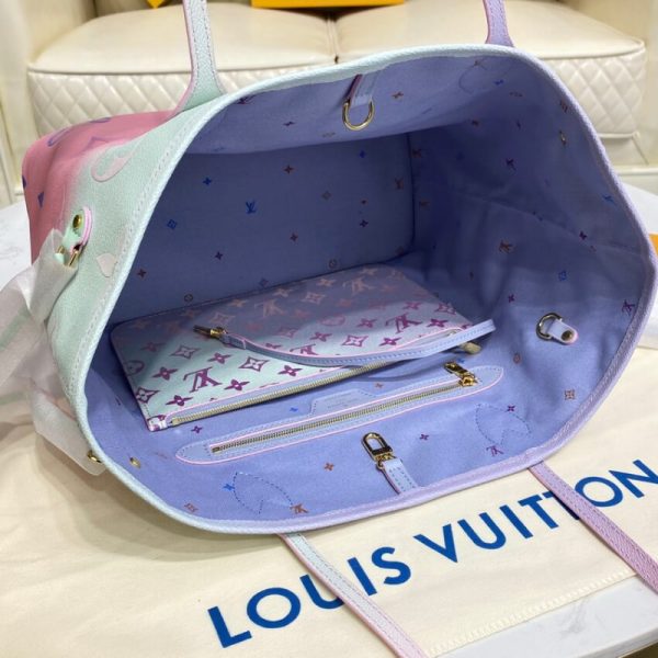 LV Neverfull MM M46077 Sunrise Pastel Replica Bag - Image 12