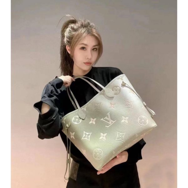 Replica LV Neverfull MM Sunset Kaki Handbag - M59859 - Image 2
