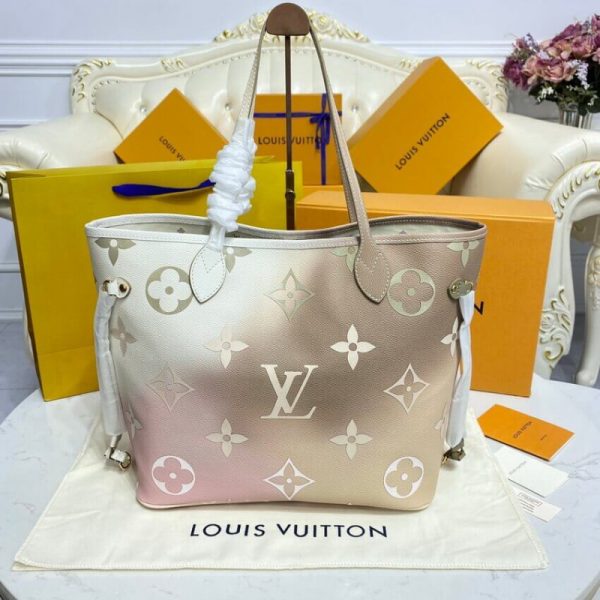 Replica LV Neverfull MM Sunset Kaki Handbag - M59859 - Image 8