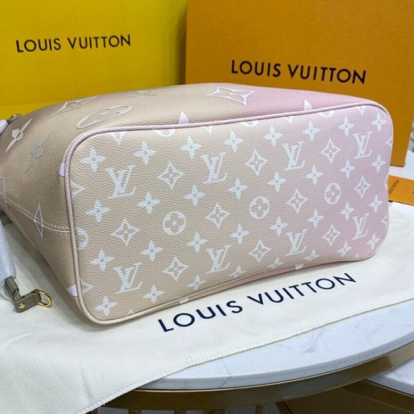 Replica LV Neverfull MM Sunset Kaki Handbag - M59859 - Image 9