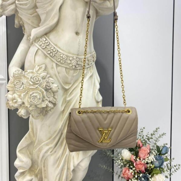 Replica Louis Vuitton New Wave Chain Bag in Dark Taupe - Image 2