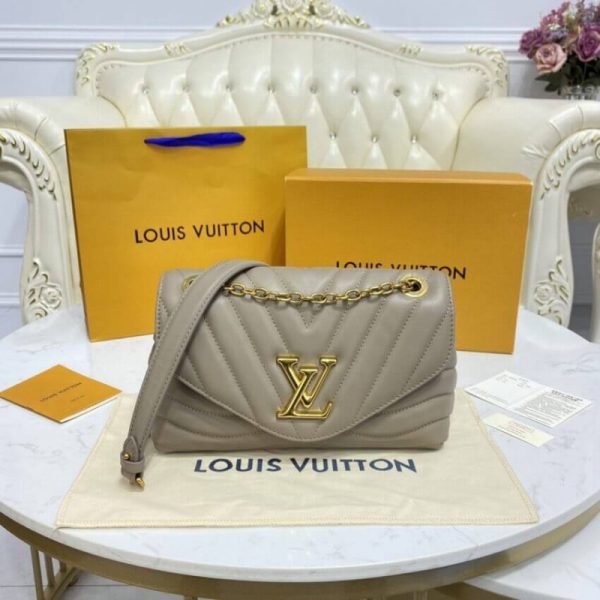 Replica Louis Vuitton New Wave Chain Bag in Dark Taupe - Image 3