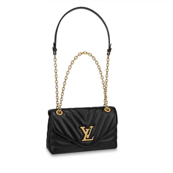 Replica LV New Wave Chain Bag M58552 in Black
