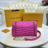 Best Replicas Bags - Louis Vuitton New Wave Chain Bag Agathe Pink Replica M58553 Shop For Best Louis Vuitton LV Replica Bags With Cheap Price