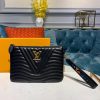Best Replicas Bags - Louis Vuitton New Wave Zipped Pochette Replica Shop For Best Louis Vuitton LV Replica Bags With Cheap Price