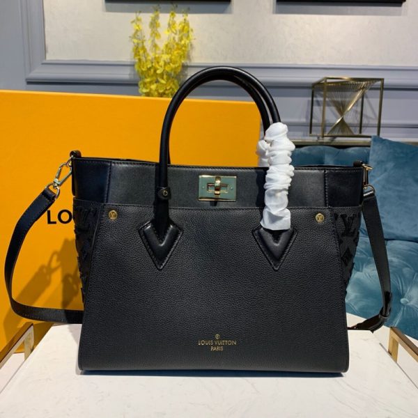 Replica LV On My Side Bag Black M53823 - Premium Quality - Image 2