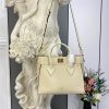 Best Replicas Bags - Replica Louis Vuitton On My Side Bag Beige M55802 Shop For Best Louis Vuitton LV Replica Bags With Cheap Price