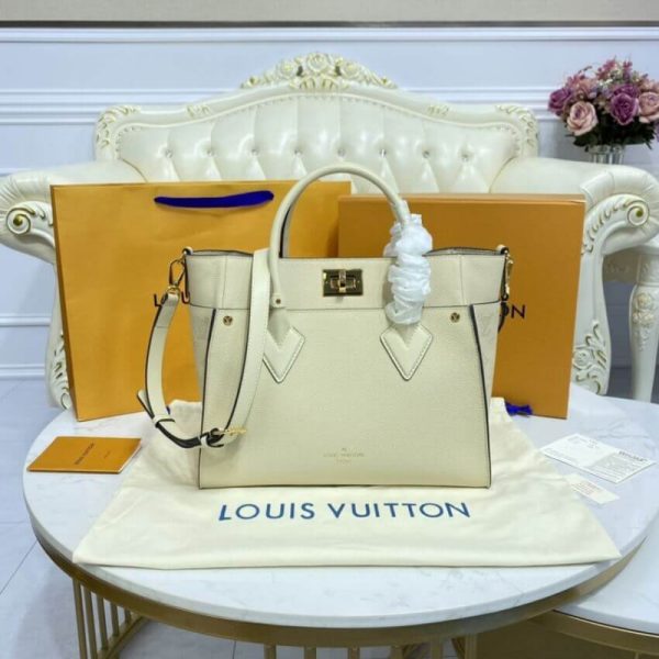 Replica Louis Vuitton On My Side Bag Beige M55802 - Image 4