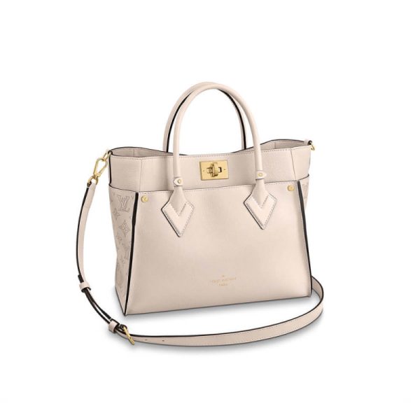 Replica Louis Vuitton On My Side Bag Beige M55802