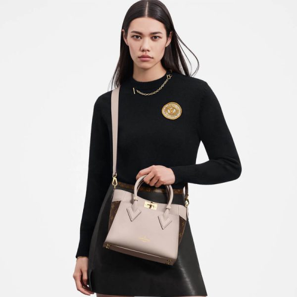 Replica Louis Vuitton On My Side PM M57729 in Greige - Image 2