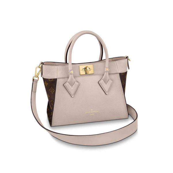Replica Louis Vuitton On My Side PM M57729 in Greige