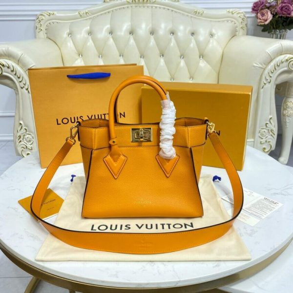 Replica Louis Vuitton On My Side PM Orange M57730 Bag - Image 4