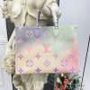 Best Replicas Bags - Replica LV Onthego GM M46076 Sunrise Pastel Tote Bag Shop For Best Louis Vuitton LV Replica Bags With Cheap Price