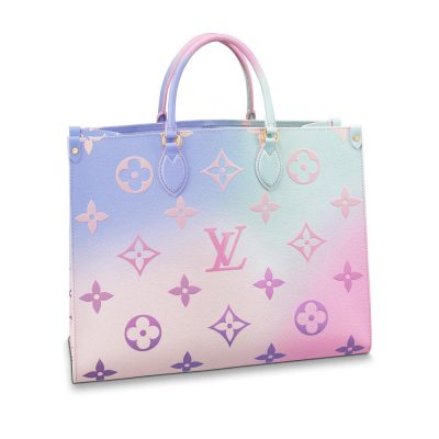 Replica LV Onthego GM M46076 Sunrise Pastel Tote Bag