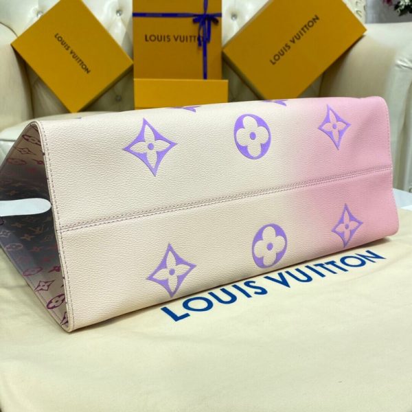 Replica LV Onthego GM M46076 Sunrise Pastel Tote Bag - Image 7