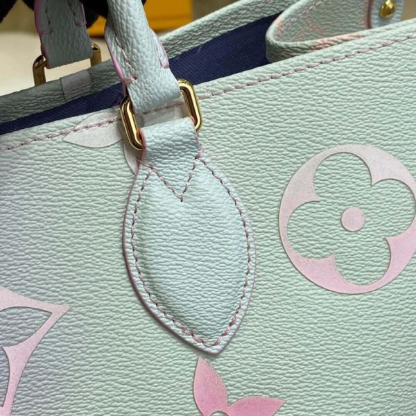 Replica LV Onthego GM M46076 Sunrise Pastel Tote Bag - Image 9