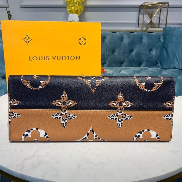 Replica Louis Vuitton Onthego Black Caramel M44674 Bag - Image 5