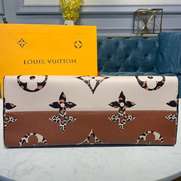 Replica LV Onthego Ivory/Havana Tote Bag M44675 - Image 5
