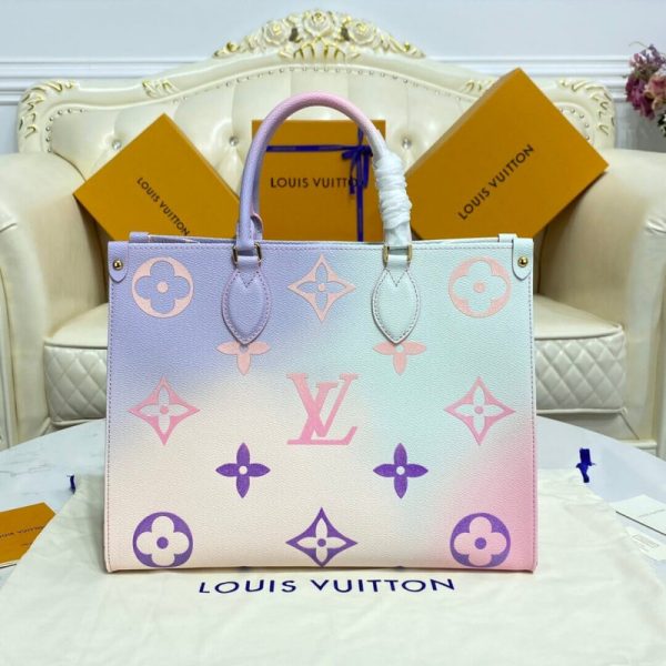 Louis Vuitton Replica Onthego Mm Sunrise Pastel Bag M20510 - Image 2