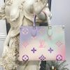 Best Replicas Bags - Louis Vuitton Replica Onthego Mm Sunrise Pastel Bag M20510 Shop For Best Louis Vuitton LV Replica Bags With Cheap Price