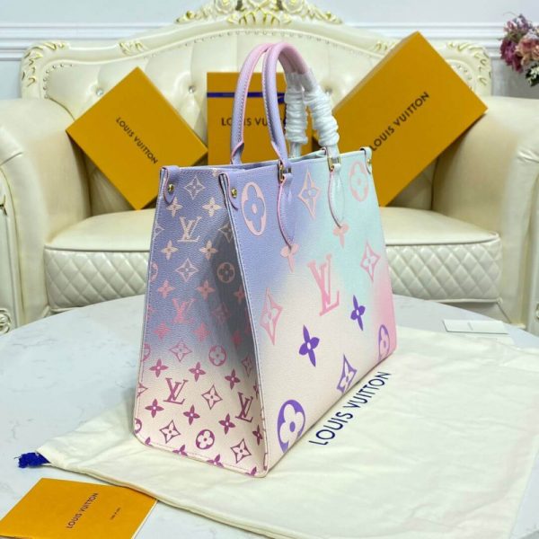 Louis Vuitton Replica Onthego Mm Sunrise Pastel Bag M20510 - Image 3