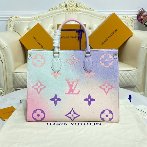 Louis Vuitton Replica Onthego Mm Sunrise Pastel Bag M20510 - Image 4