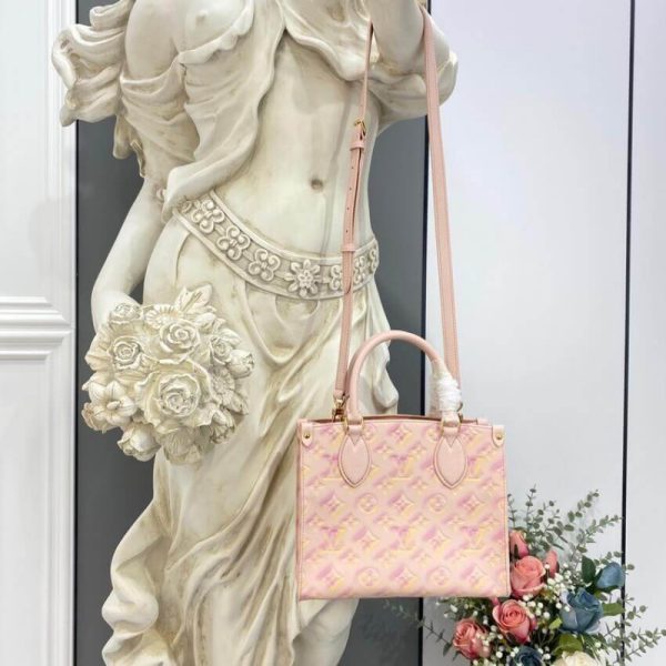 Replica LV Onthego PM M46168 Pink Handbag - Image 2