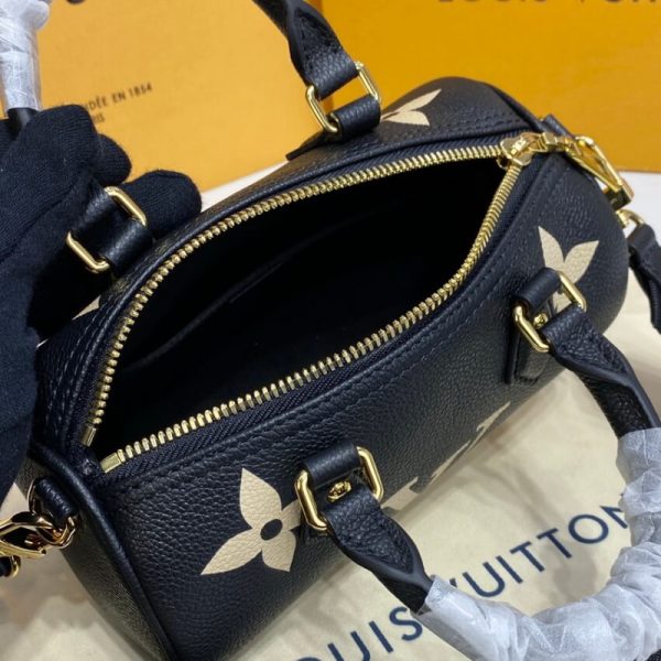 Replica Louis Vuitton Papillon Bb M45980 Black/Beige Handbag - Image 13