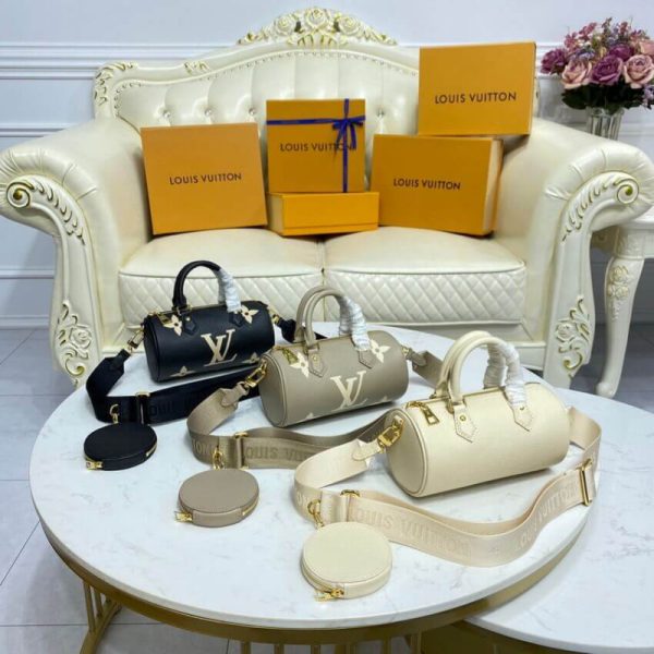 Louis Vuitton Papillon BB M46031 Replica Tourterelle/Creme Bag - Image 17