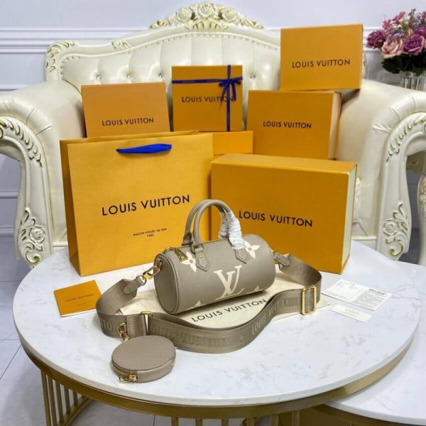 Louis Vuitton Papillon BB M46031 Replica Tourterelle/Creme Bag - Image 4