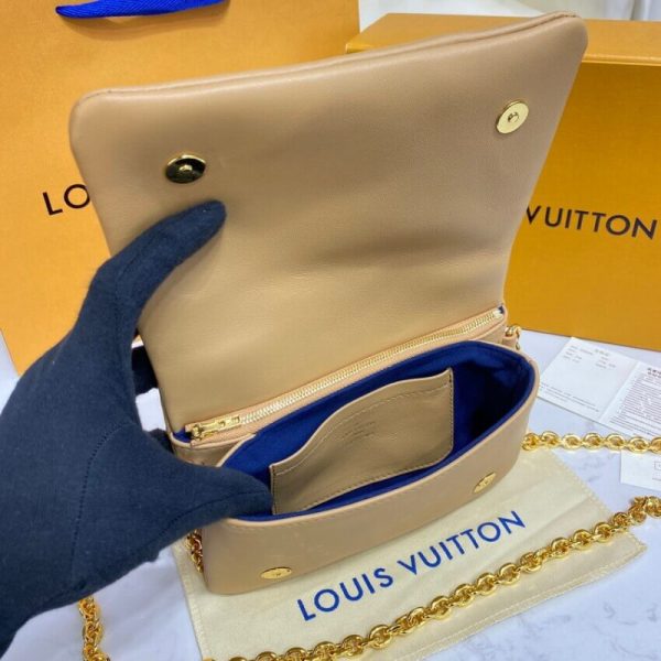 Replica LV Pochette Coussin M80818 in Camel Brown - Image 14