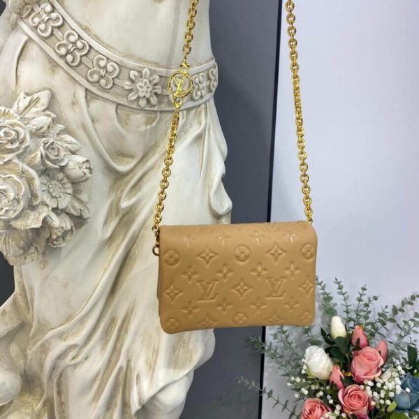 Replica LV Pochette Coussin M80818 in Camel Brown - Image 4