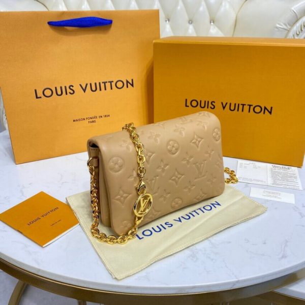 Replica LV Pochette Coussin M80818 in Camel Brown - Image 6