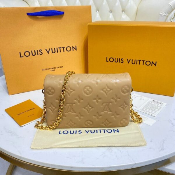 Replica LV Pochette Coussin M80818 in Camel Brown - Image 7