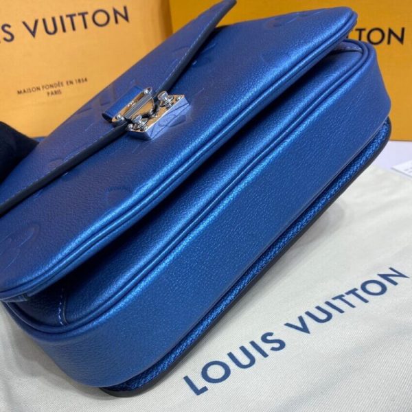 Replica LV Pochette Metis Navy Nacre Handbag M59211 - Image 6